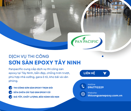 Dịch vụ Thi công Sơn sàn Epoxy tại Tây Ninh